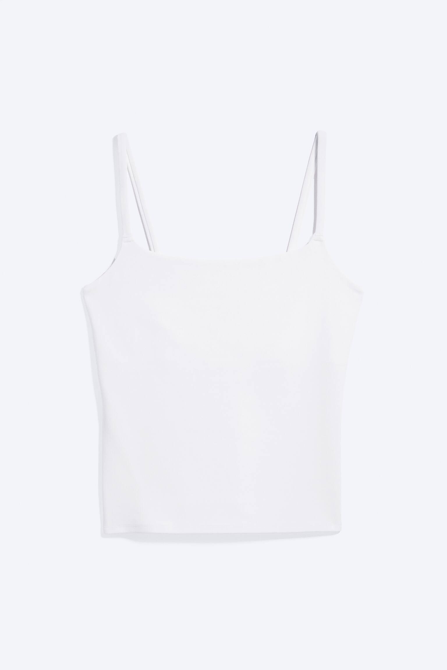 Sports-Top med Stropper - Råhvid/Marineblå - 2