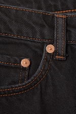 Ink Black - Schwarz - Schmale Jeans City mit hohem Bund - 1