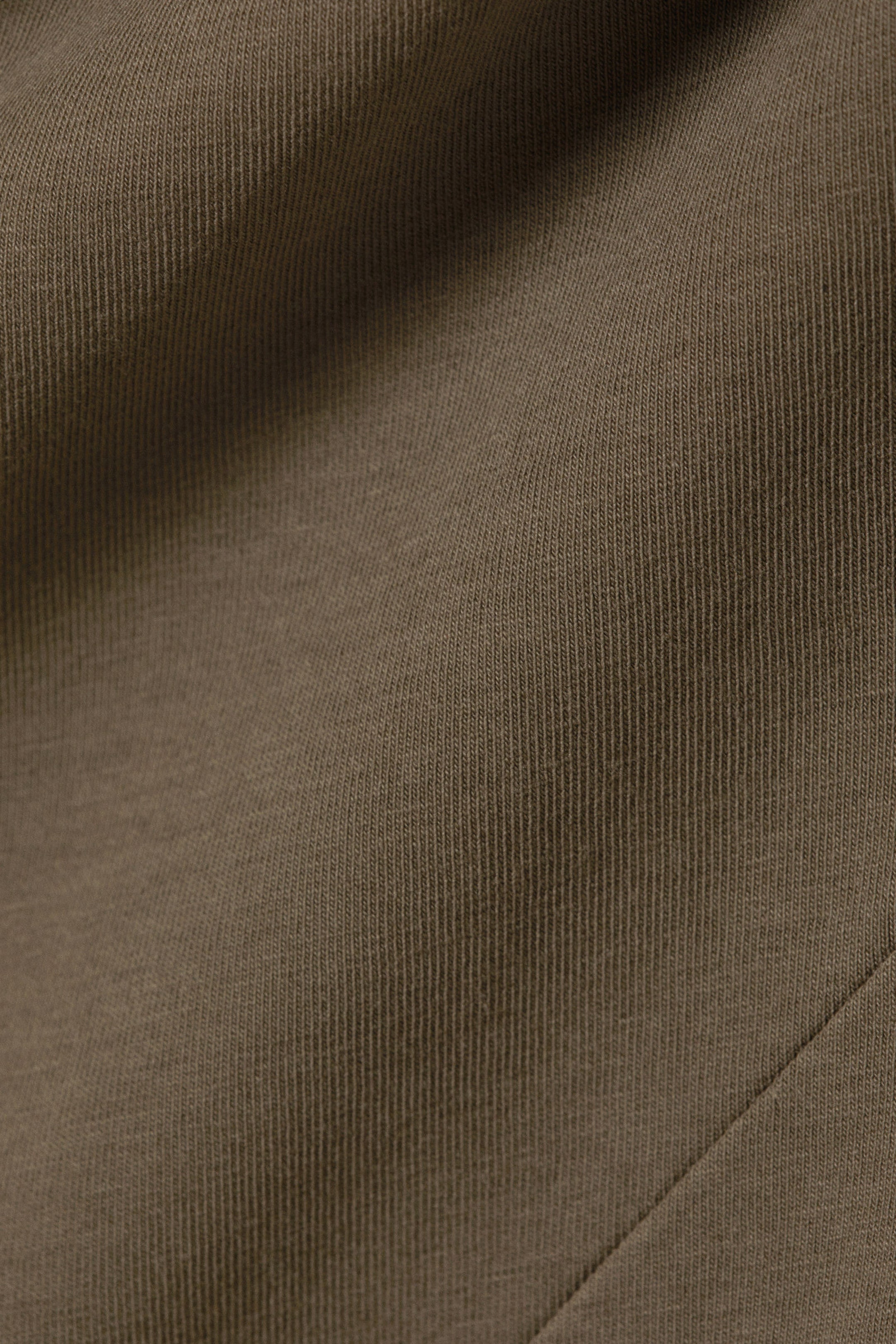 Dark Mole - Asymmetric Draped Long-Sleeved Top - 5