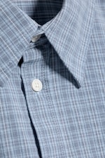 Dusty Blue - Checked - Ruimvallend katoenen overhemd - 5