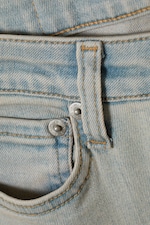 Desert Grey - Flame Low Rise Slim Flared Jeans - 1