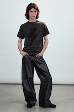 Dark Grey - Mechatok Printed Tee - 1