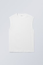 White - Ben Oversized Tank Top - 0