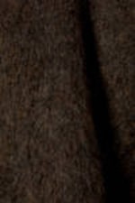 Dunkelbraun meliert - Oversized-Strickpullover aus Mohairmischung - 1
