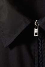 Zwart - Frank overshirt met rits - 1