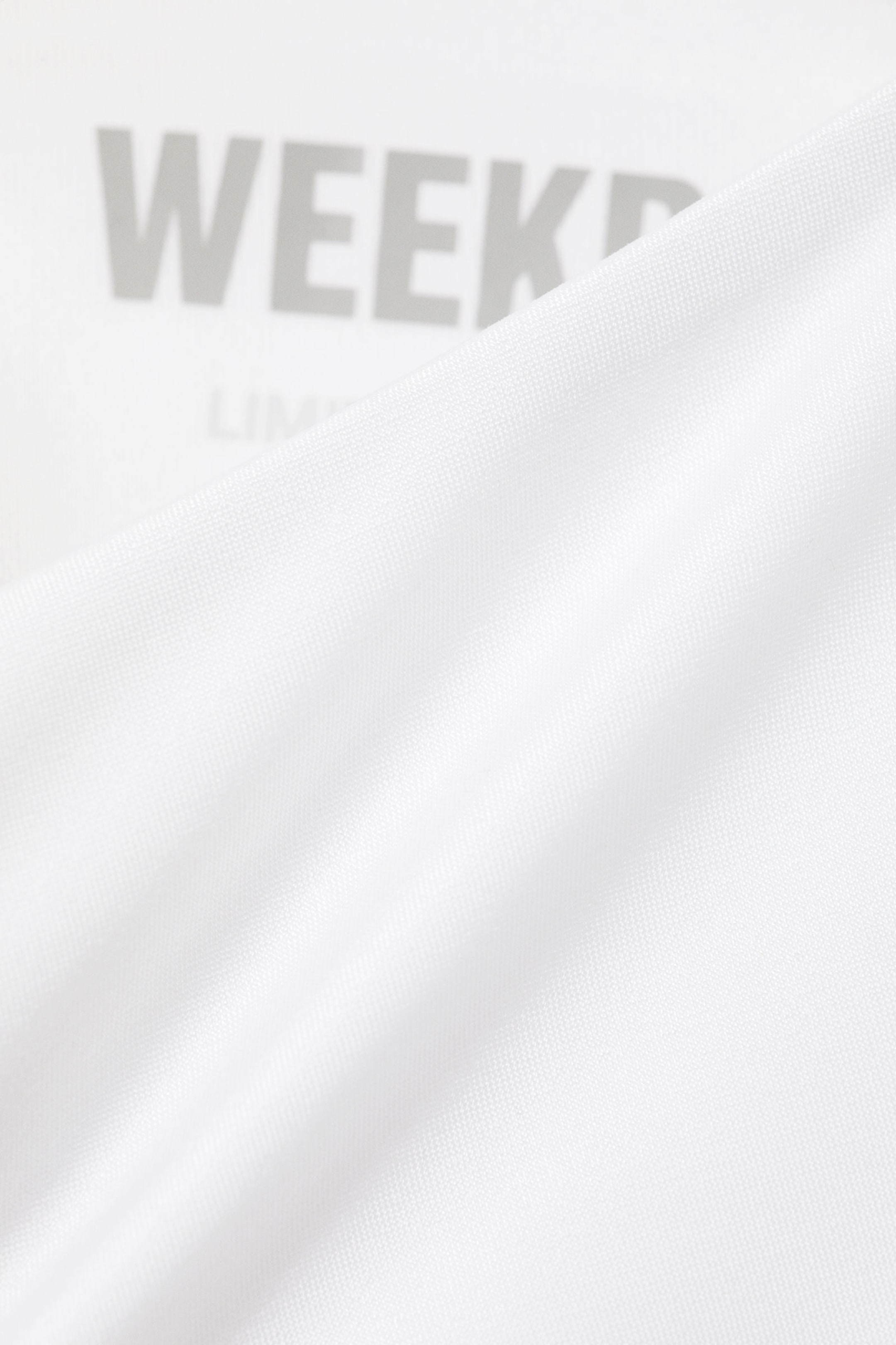 Weiß - Asymmetrisches One-Shoulder-Bikinioberteil - 5