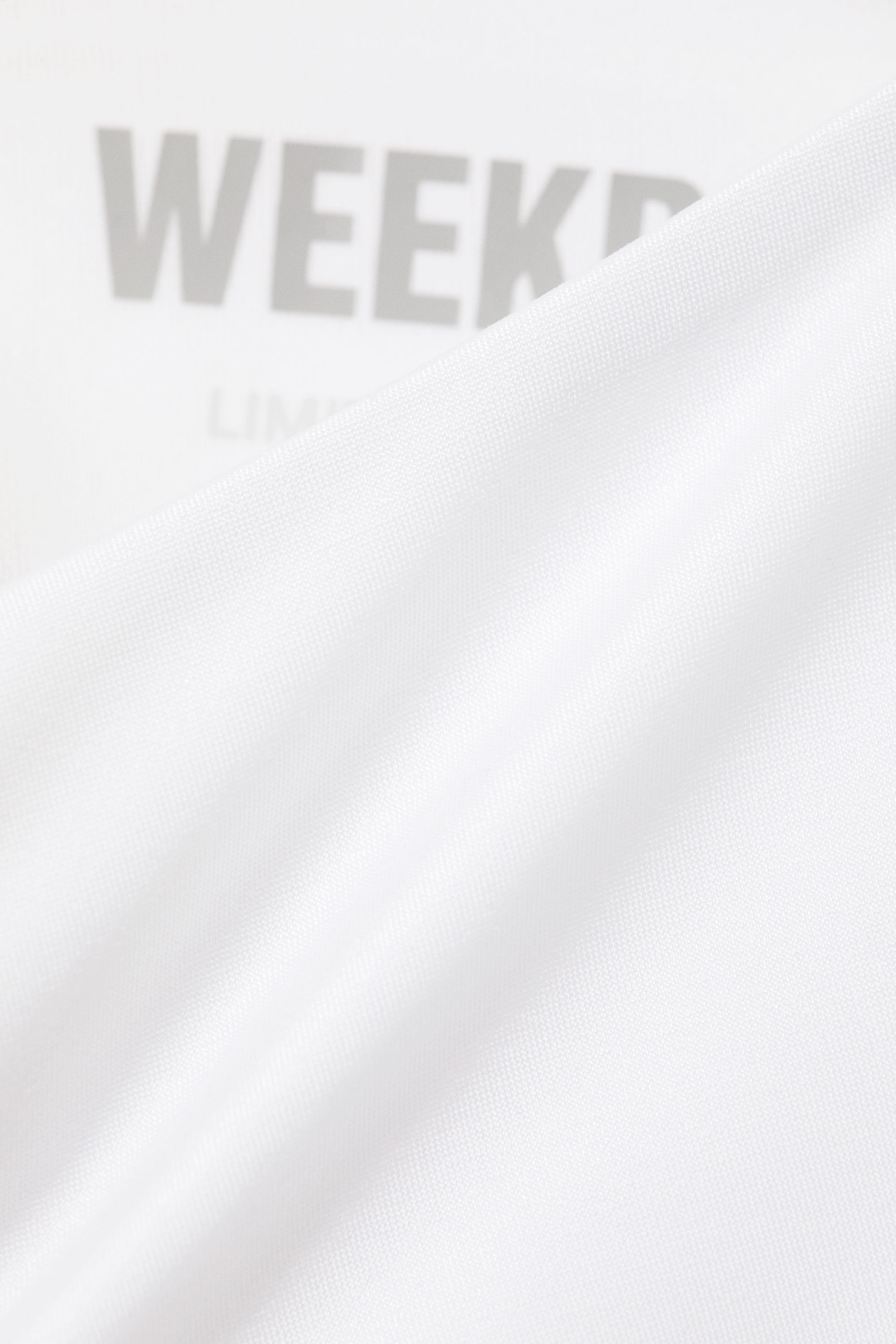 Weiß - Asymmetrisches One-Shoulder-Bikinioberteil - 2