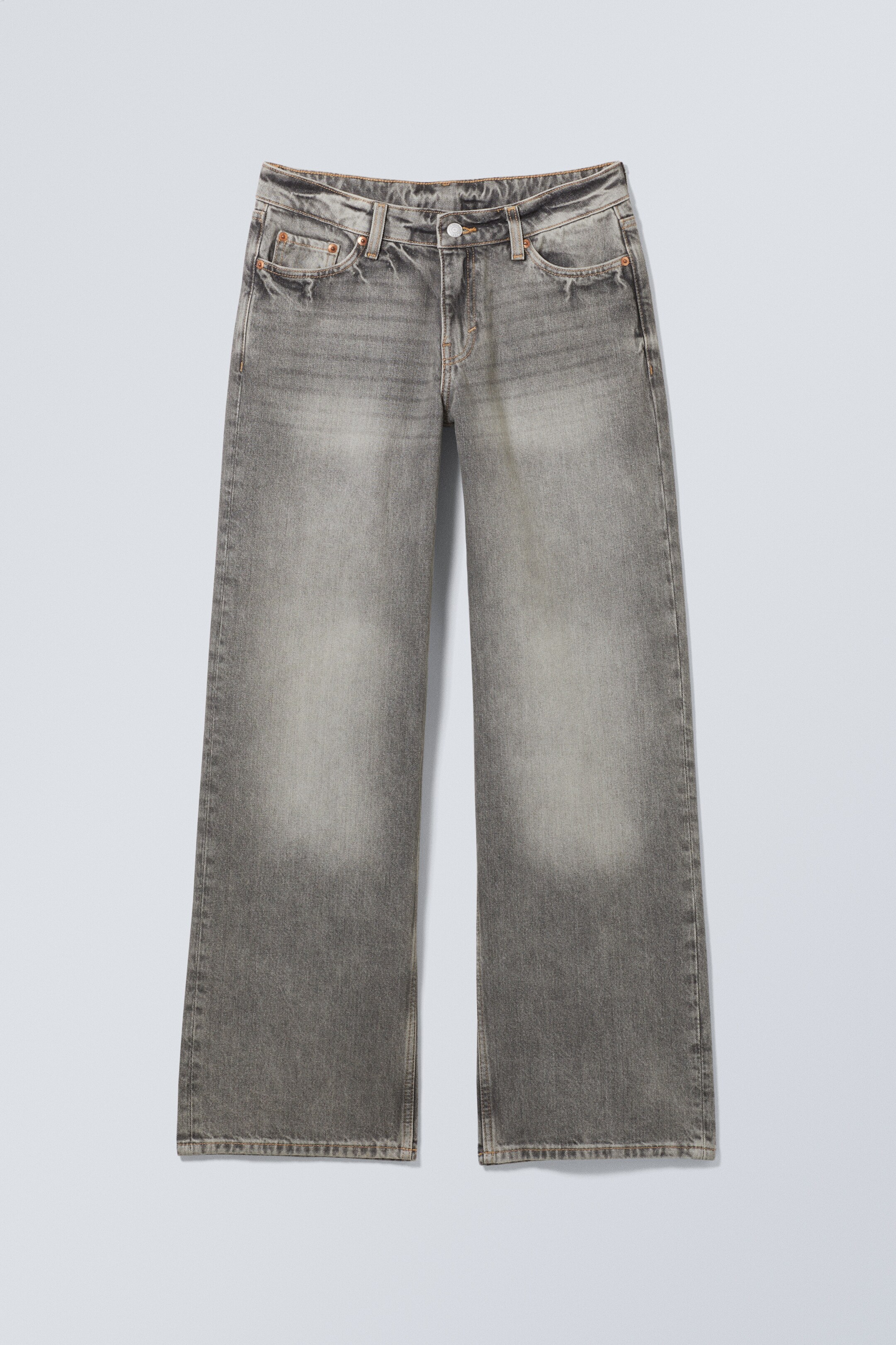 Zobacz większy obraz: Dżinsy Ample Low Rise Loose Wide Leg - Canyon Grey - Medium Grey - ONA | H&M PL 6