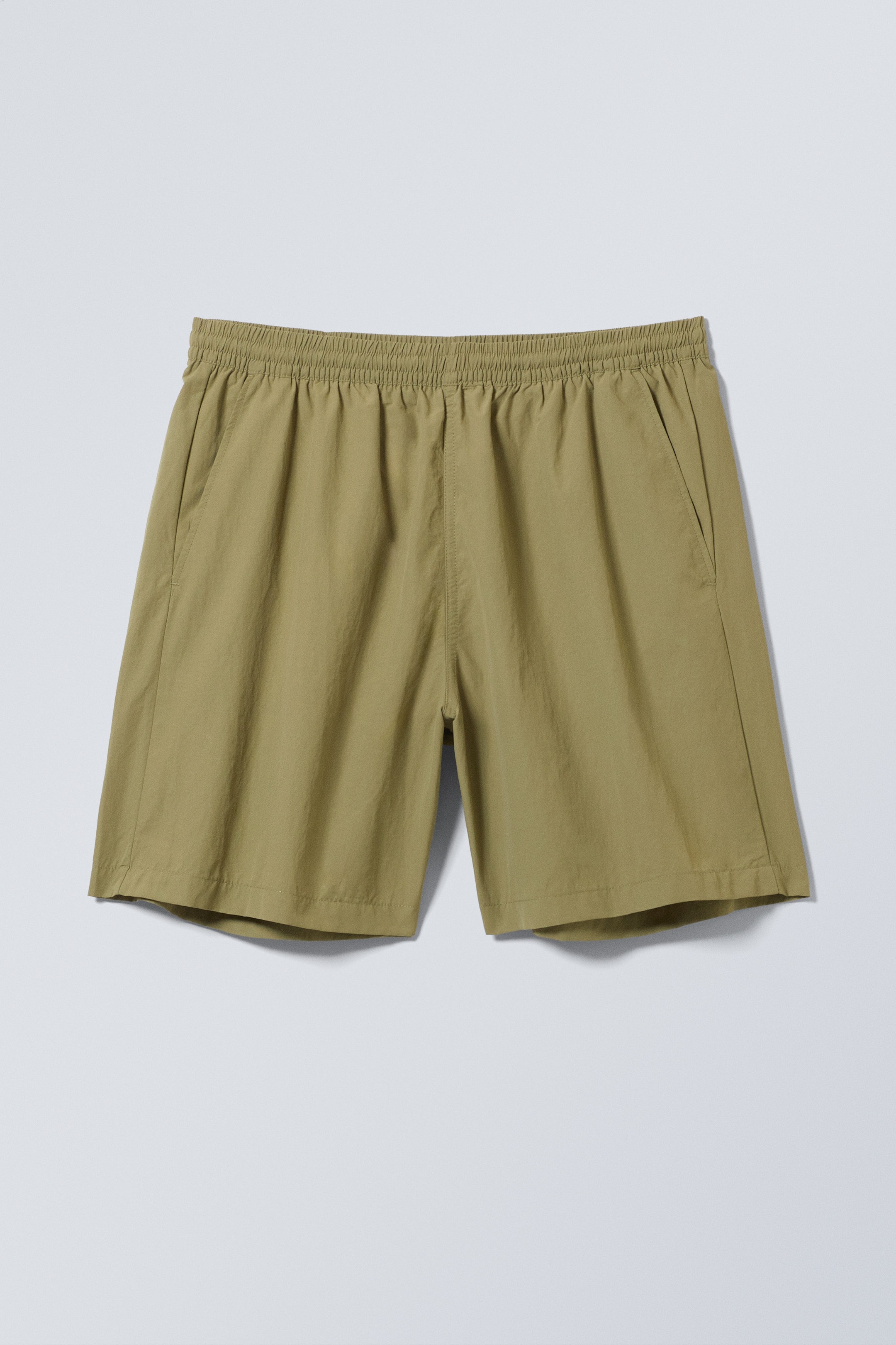 Khaki Green - Ed Swim Shorts - 1