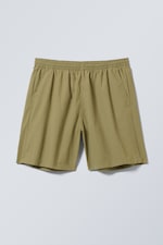 Khaki Green - Ed Swim Shorts - 0