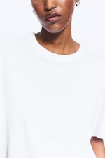 White - Relaxed Boxy Cotton T-shirt - 1