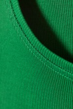 Grün - Crop-Trägertop Pure - 1