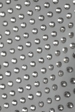 Grijs - strass-steentjes - Bikinibroekje met strass-steentjes en strikjes - 2