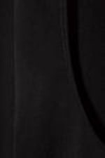 Black - Open Back Seamless Longsleeve Top - 2