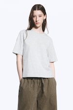 Light Grey - Perfect Boxy T-shirt - 0