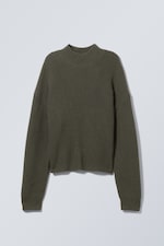 Dark Green - Lyla Knit Sweater - 0