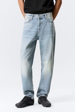 Seventeen Blue - Medium Blue - Ray Mid Rise Relaxed Tapered Leg Jeans - 1