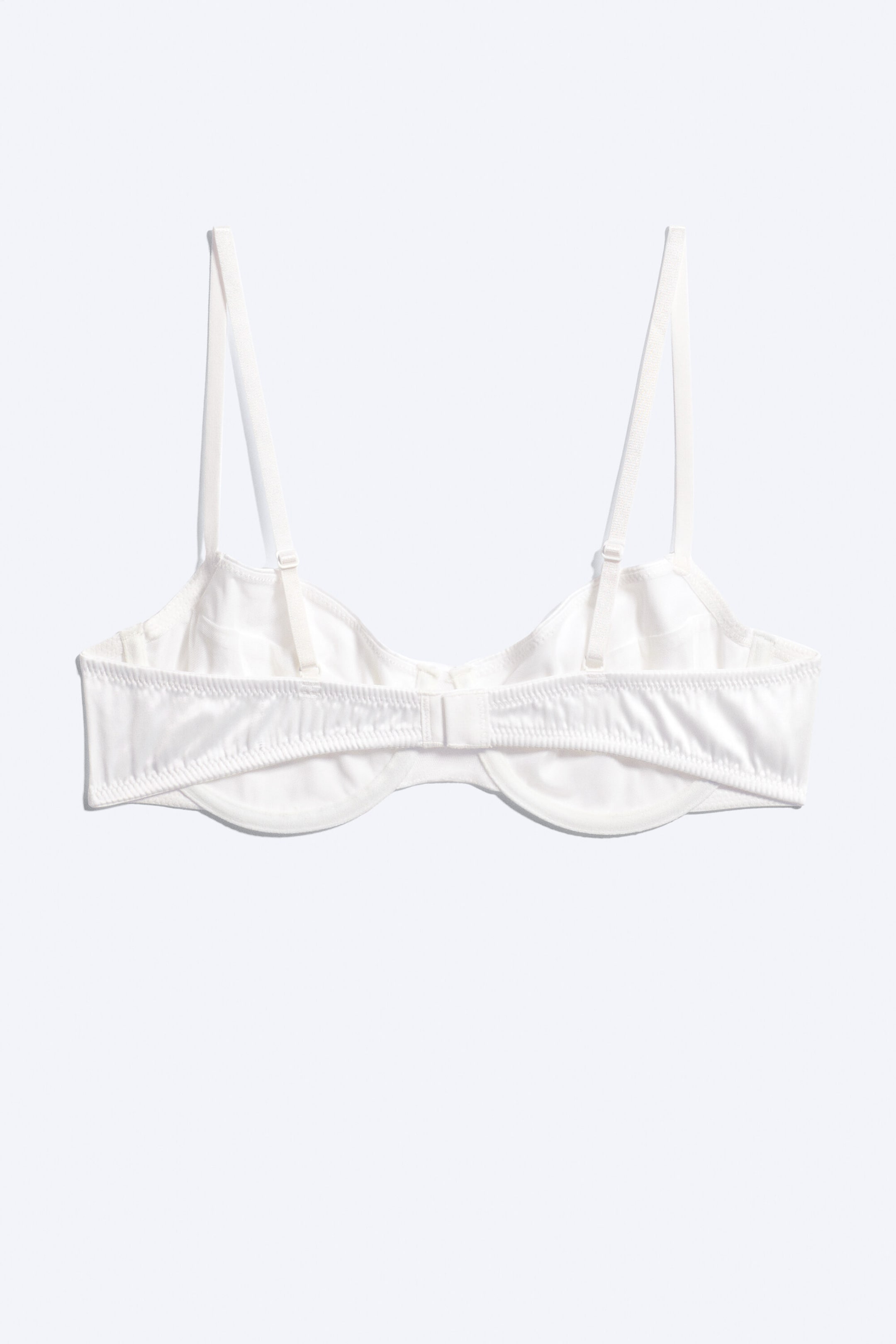 Satin Blanc - Soutien-gorge balconnet à armatures - 4
