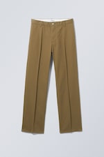 Khaki - Chinos Joel mit relaxter Passform - 0