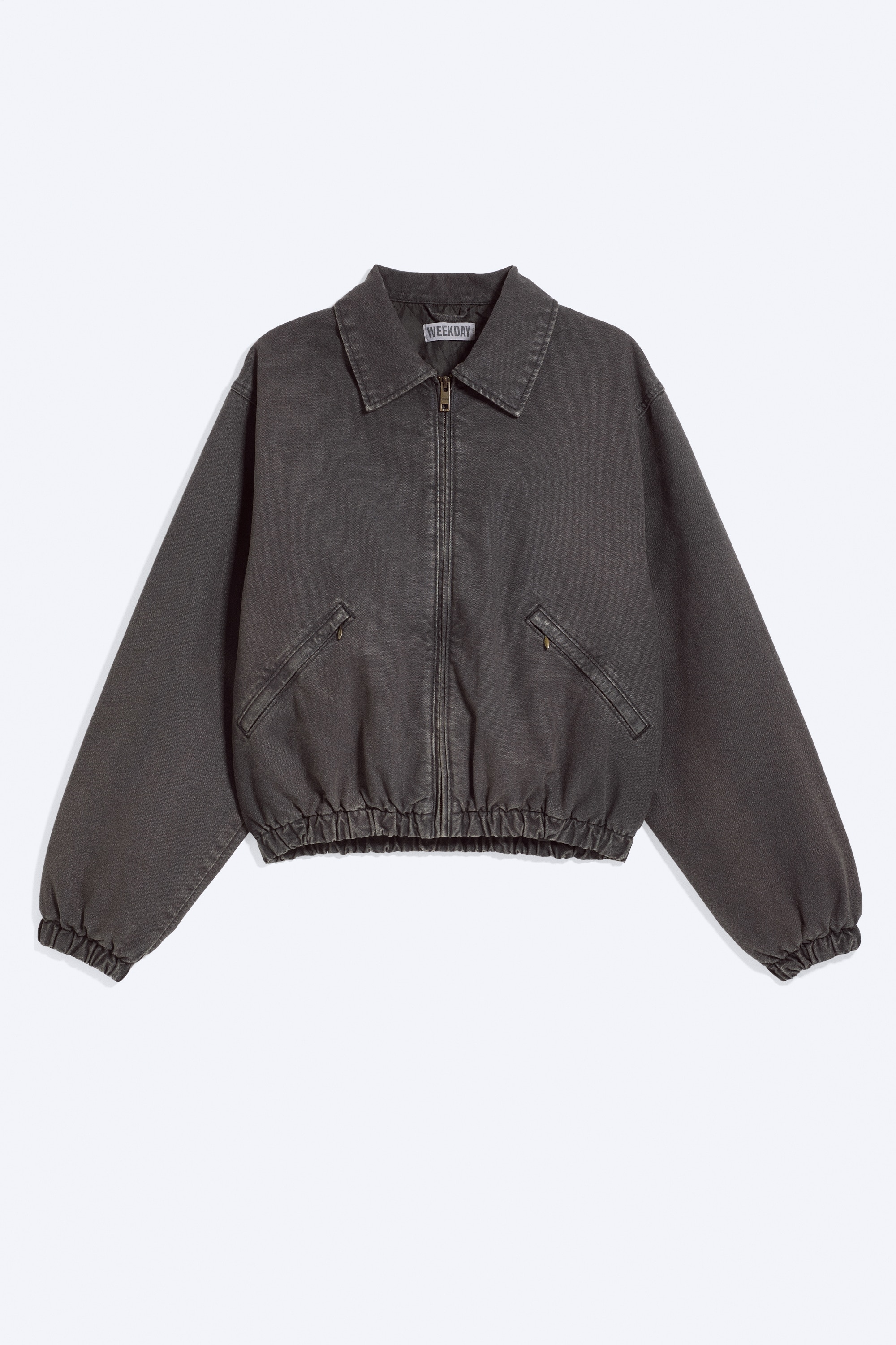 Übergangsjacke - Ausgewaschenes Schwarz/Gedecktes Taupe