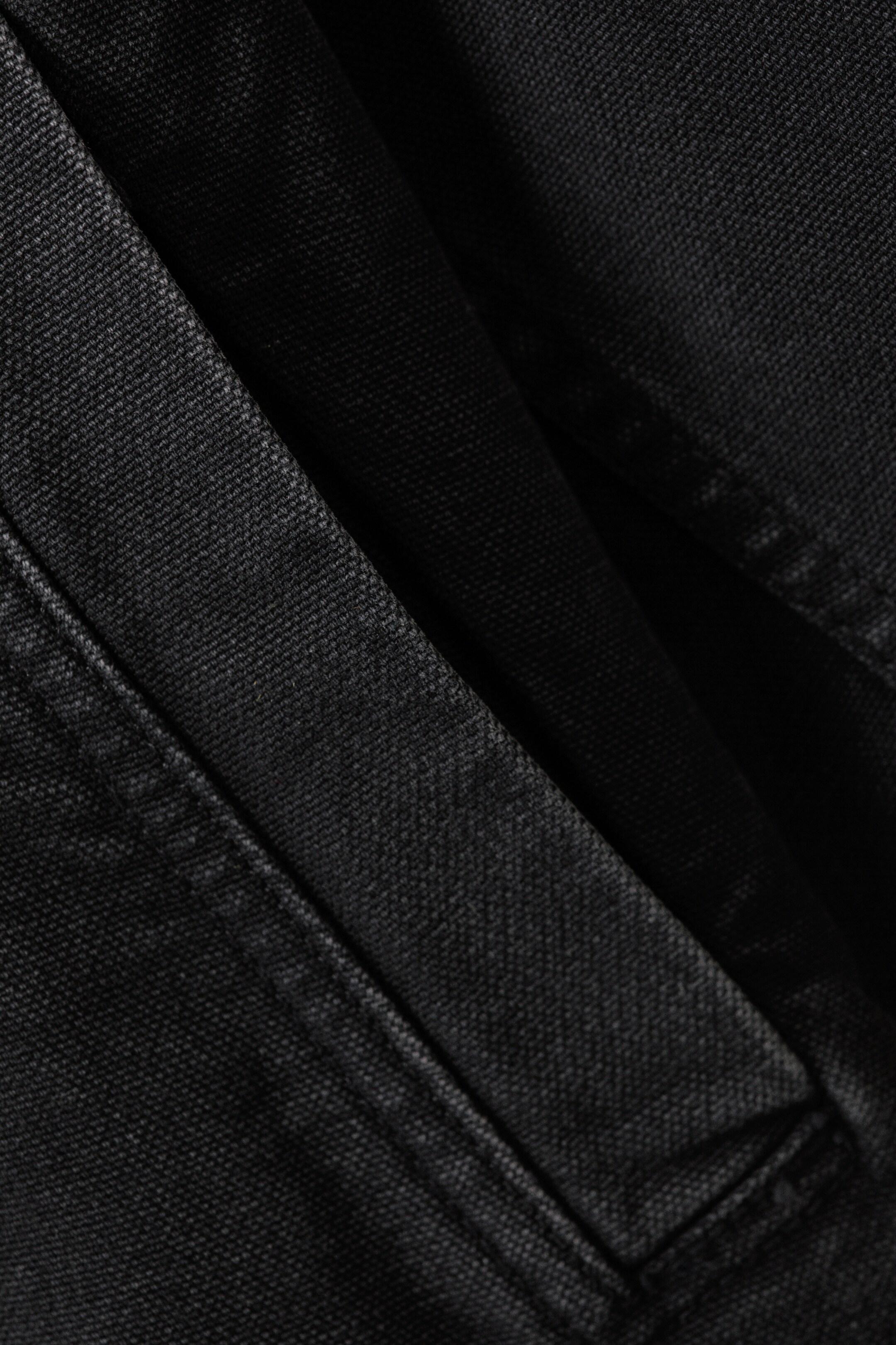 Προβολή μεγαλύτερης εικόνας: Washed Cotton Canvas Zip-Up Jacket - Washed Black - Ladies | H&M GR 2