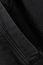 Washed Black - Washed Cotton Canvas Zip-Up Jacket - 1