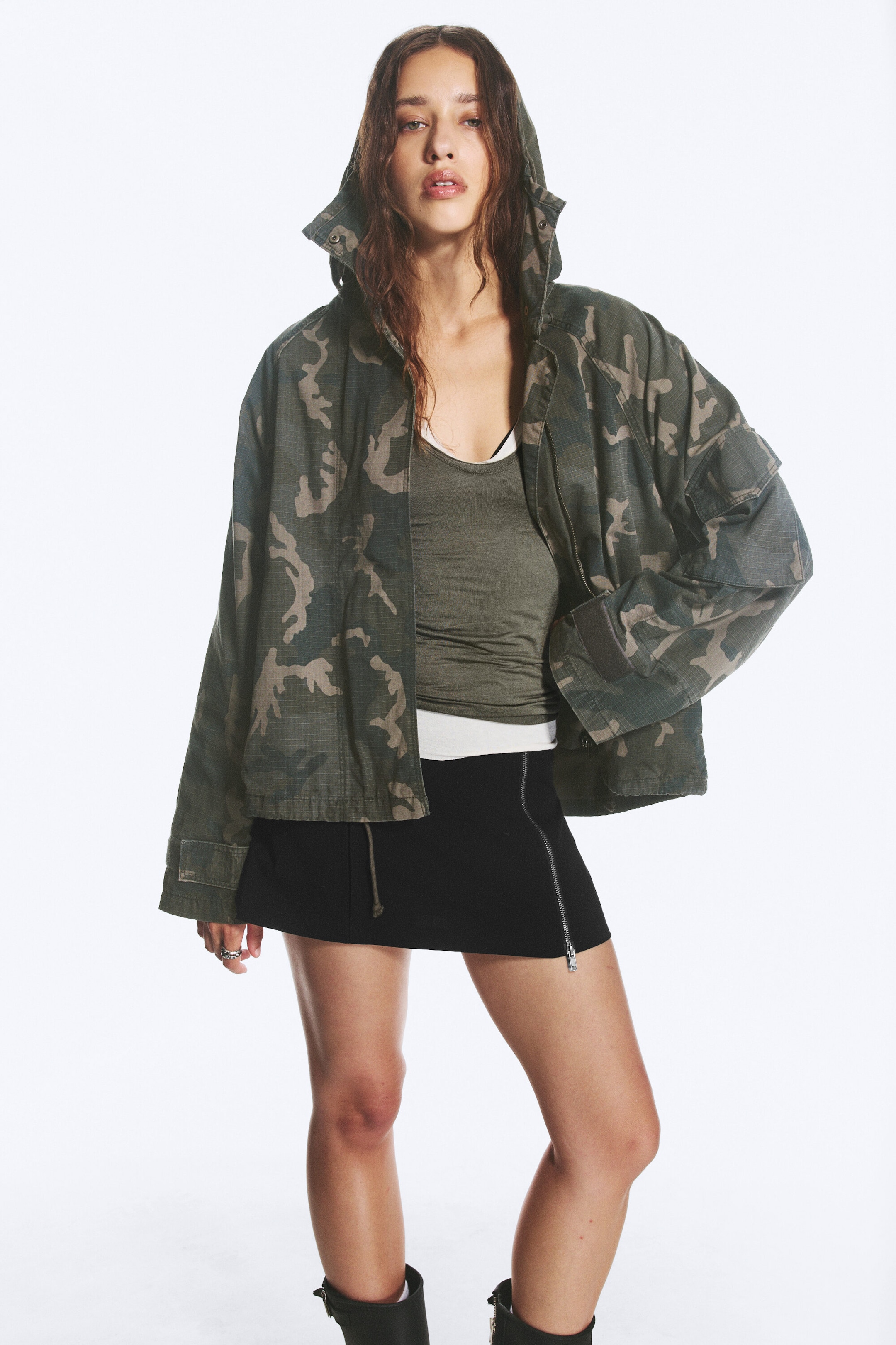 Camo - Hooded cotton jacket - 2