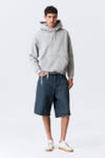 Light Grey Melange - Relaxed Heavy Hoodie - 2
