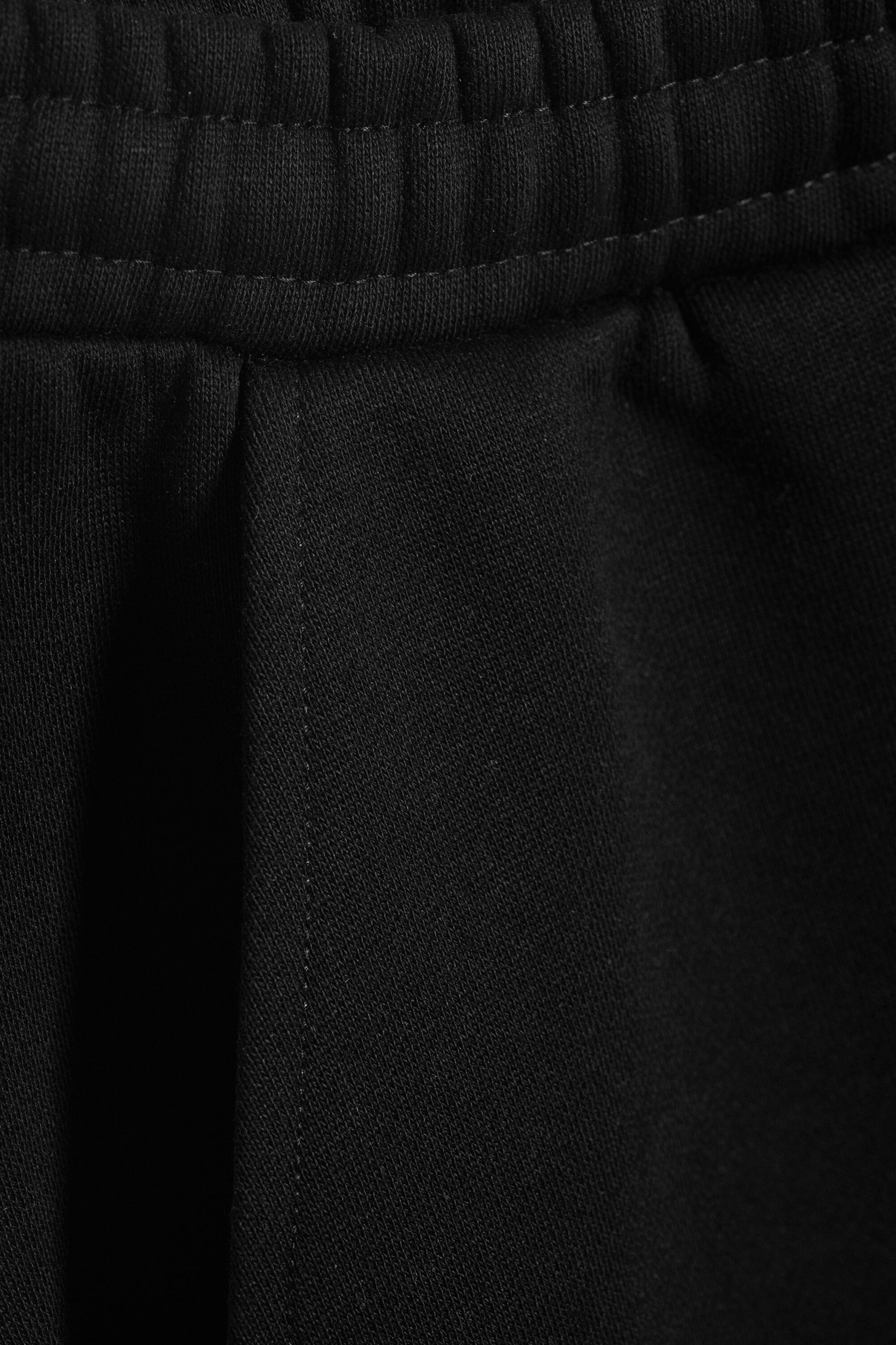 Black - Mid-Rise Heavyweight Barrel Sweatpants - 2