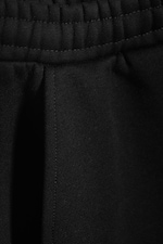 Black - Mid-Rise Heavyweight Barrel Sweatpants - 1