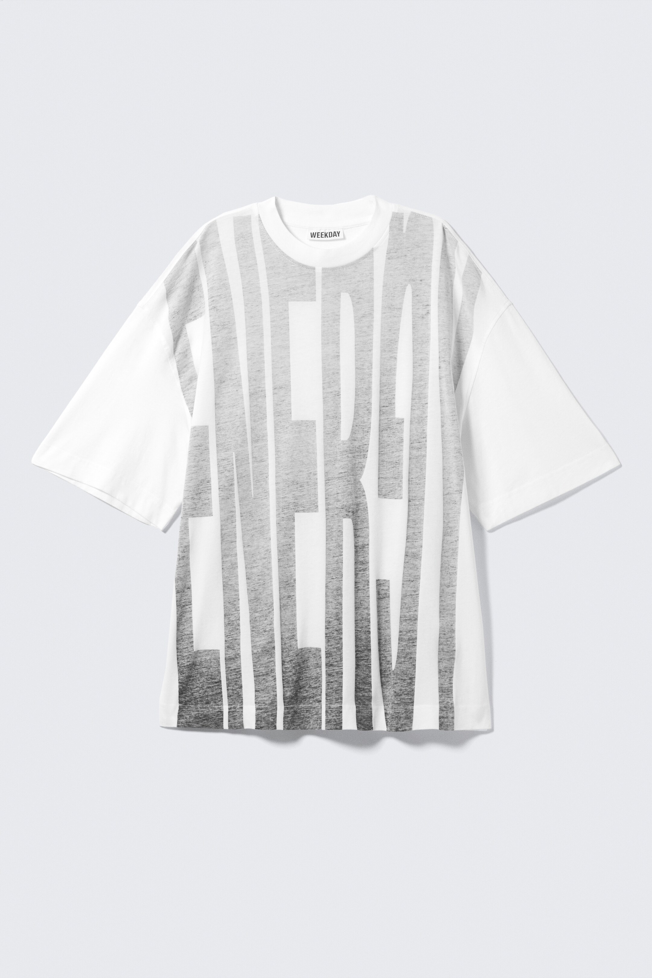 Zobrazit větší obrázek: Wide Oversized Printed T-shirt - Bílá - Energy - ŽENY | H&M CZ 4