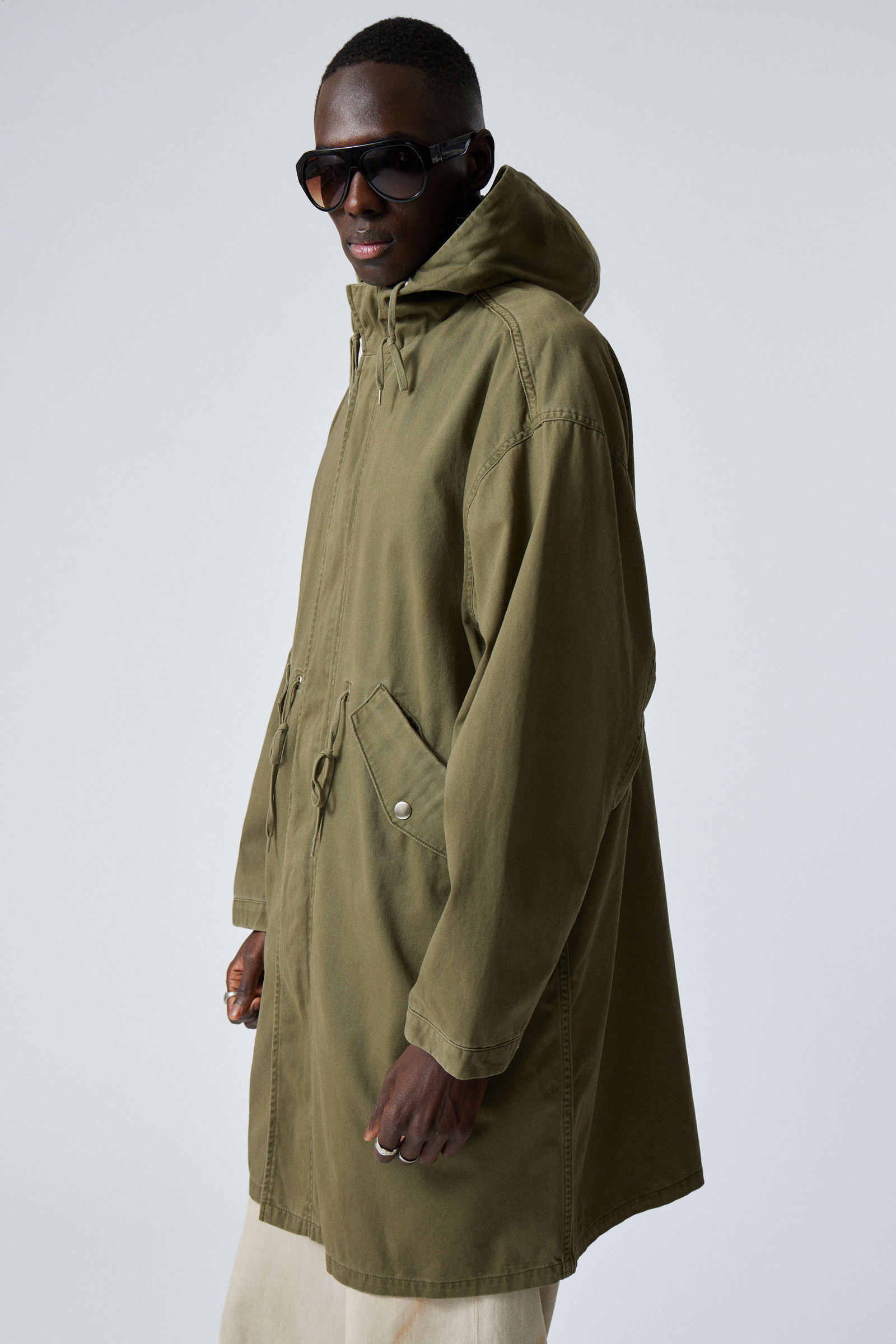 relaxed washed utility jacket - Washed Black | Weekday WW