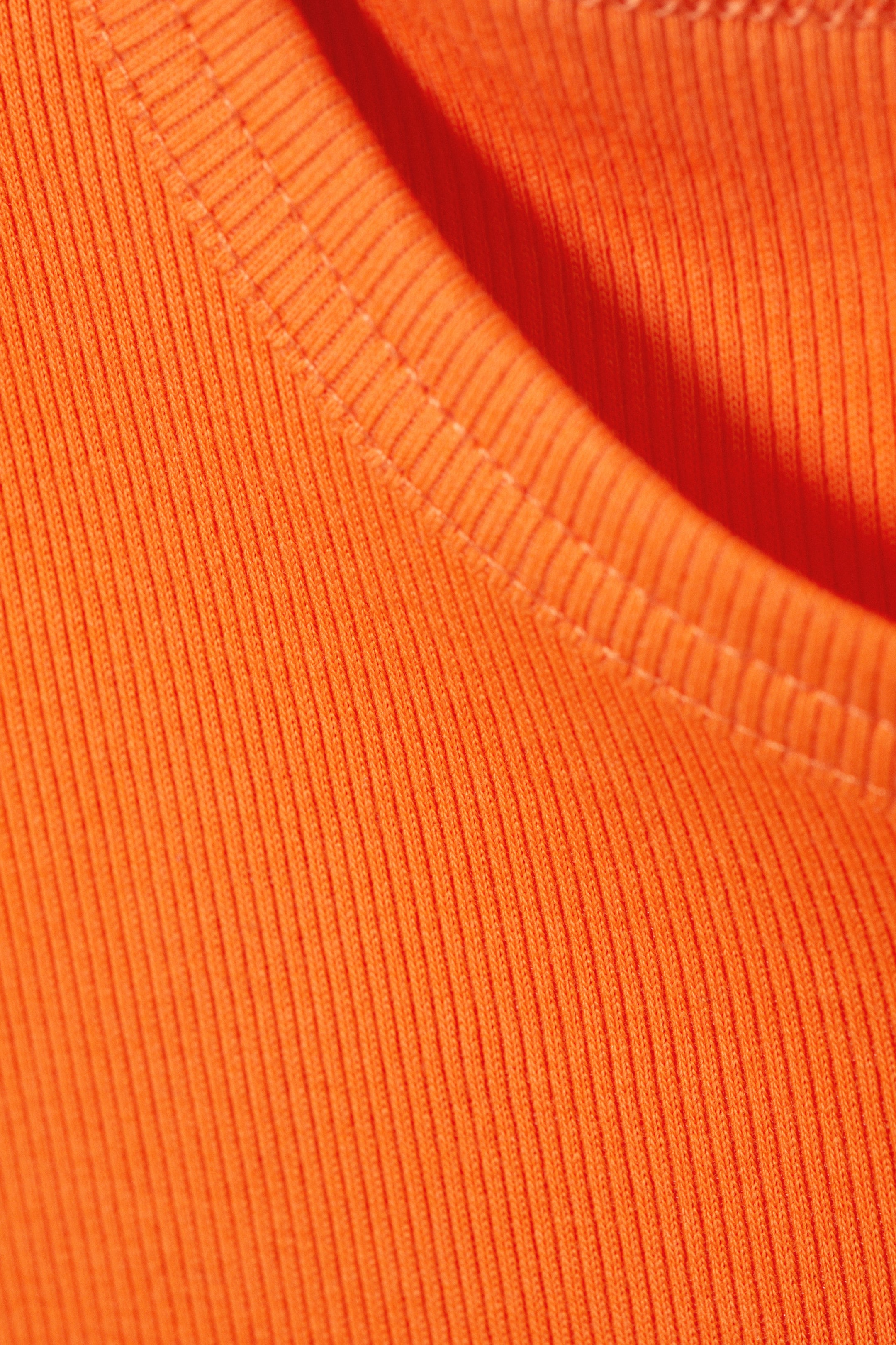 Orange - Enganliegendes Trägertop - 2