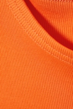 Orange - Clean Fitted Tank Top - 1
