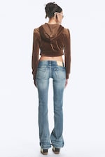 Thorn Blue - Medium Blue - Booty Bei Low Rise Skinny Bootcut Jeans - 4