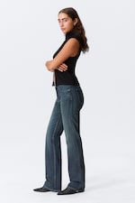 Bleu marine - Bleu foncé - Tension Bootcut Leg Jeans - 2