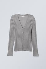 Grey Shimmer - Ruby Cardigan - 0