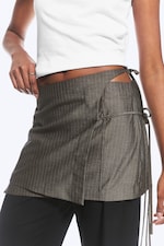 Dark Mole - Strappy Mini Wrap Skirt - 1