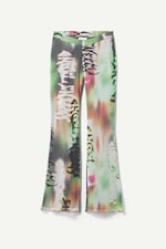 Green paint - Cecile Mesh Trouser - 0