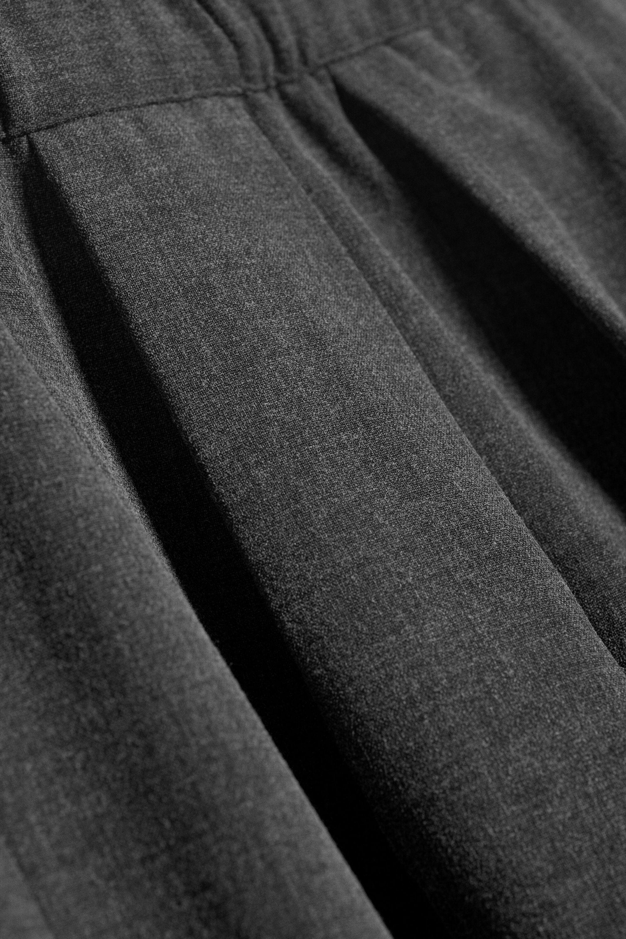 Mørk gråmelert - Dress ballongbukse - 5