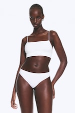 White - Cat Soft Bralette - 0