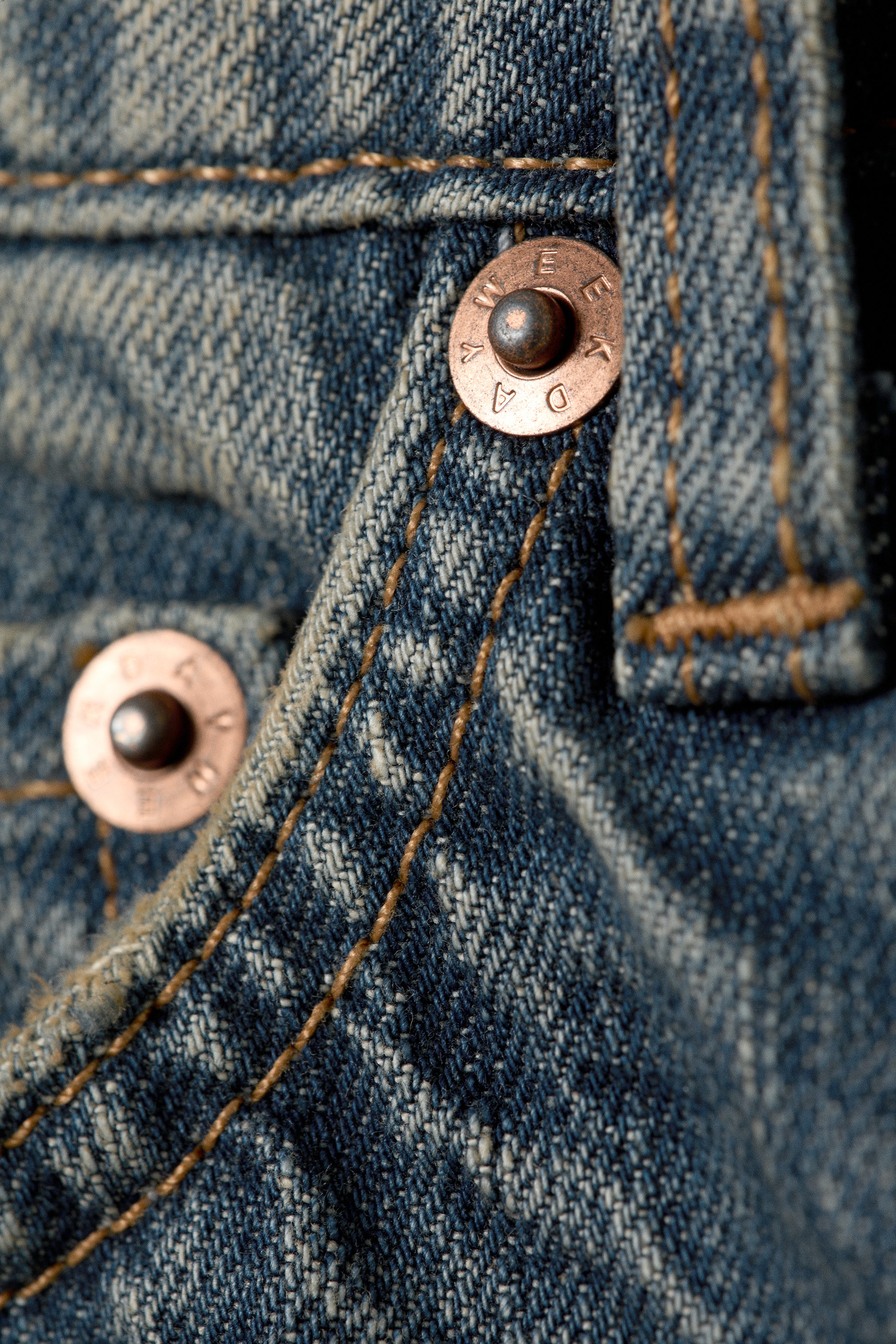 Redondo Blue - Medium Blue - Ample Low Rise Loose Wide Leg Jeans - 3