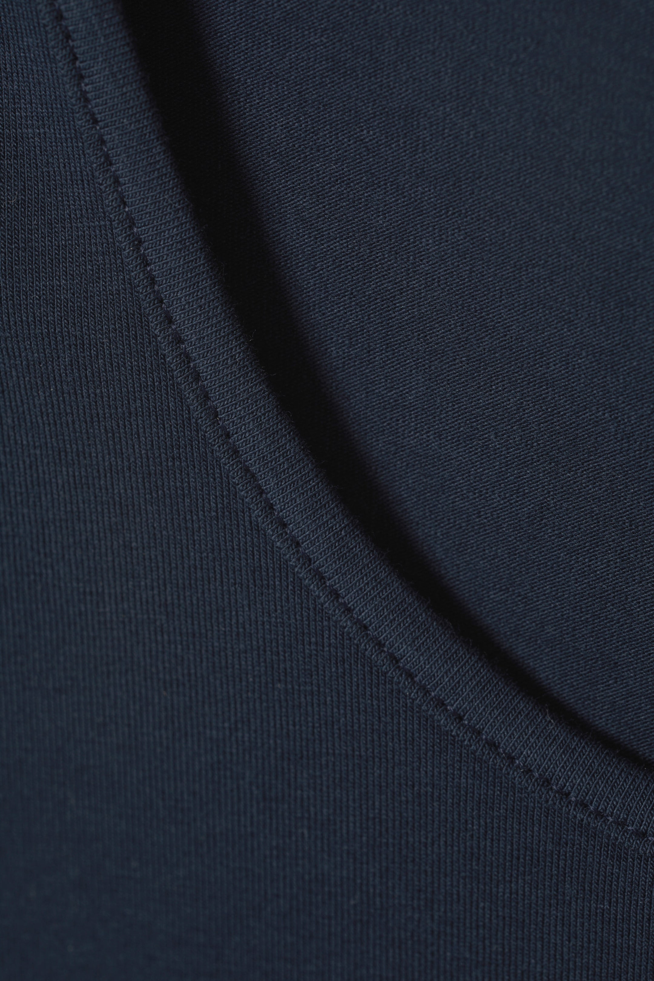 Dark Blue - Smooth Fitted Tank Top - 1