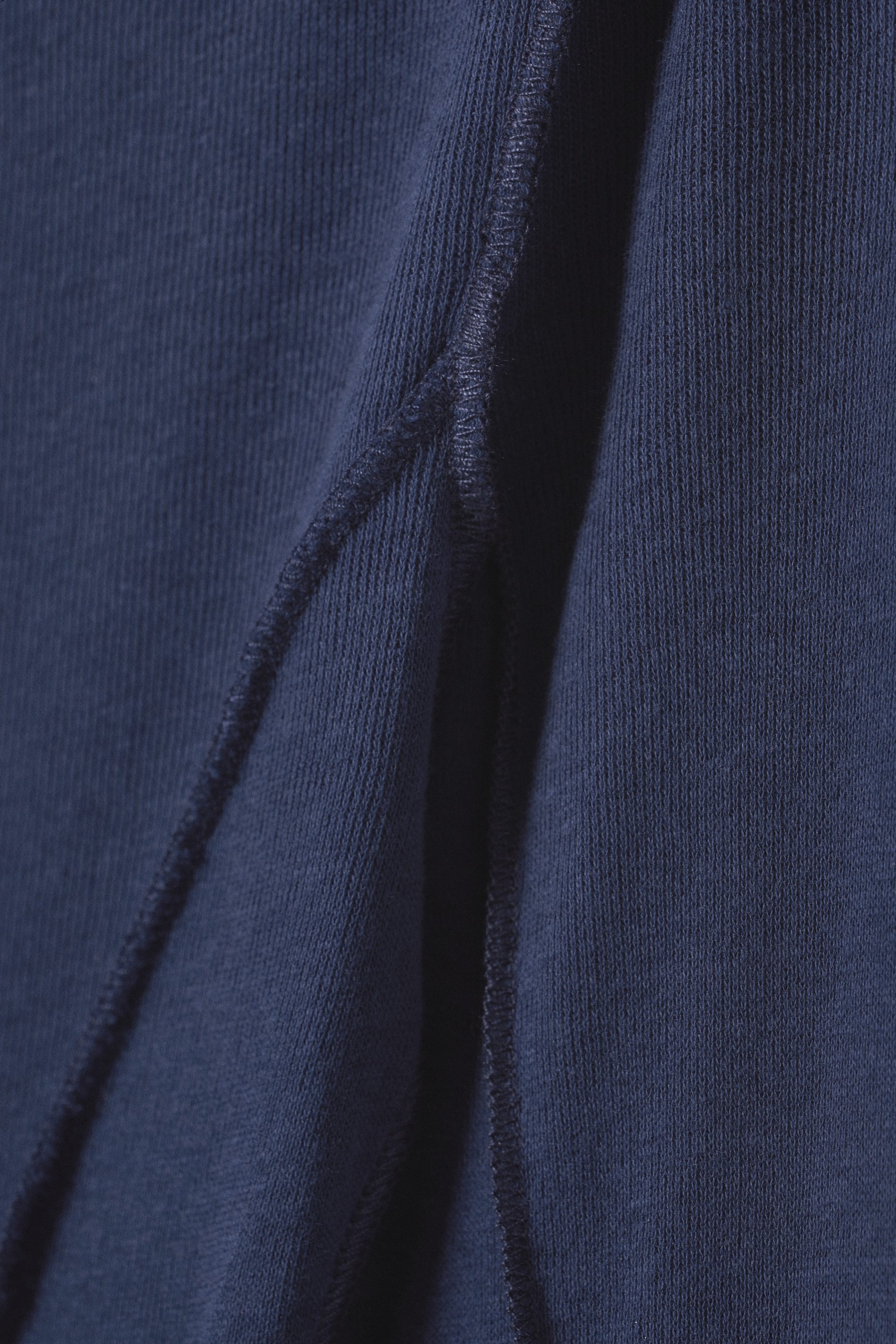 Dark blue - Turn Seam Long Sleeve - 1