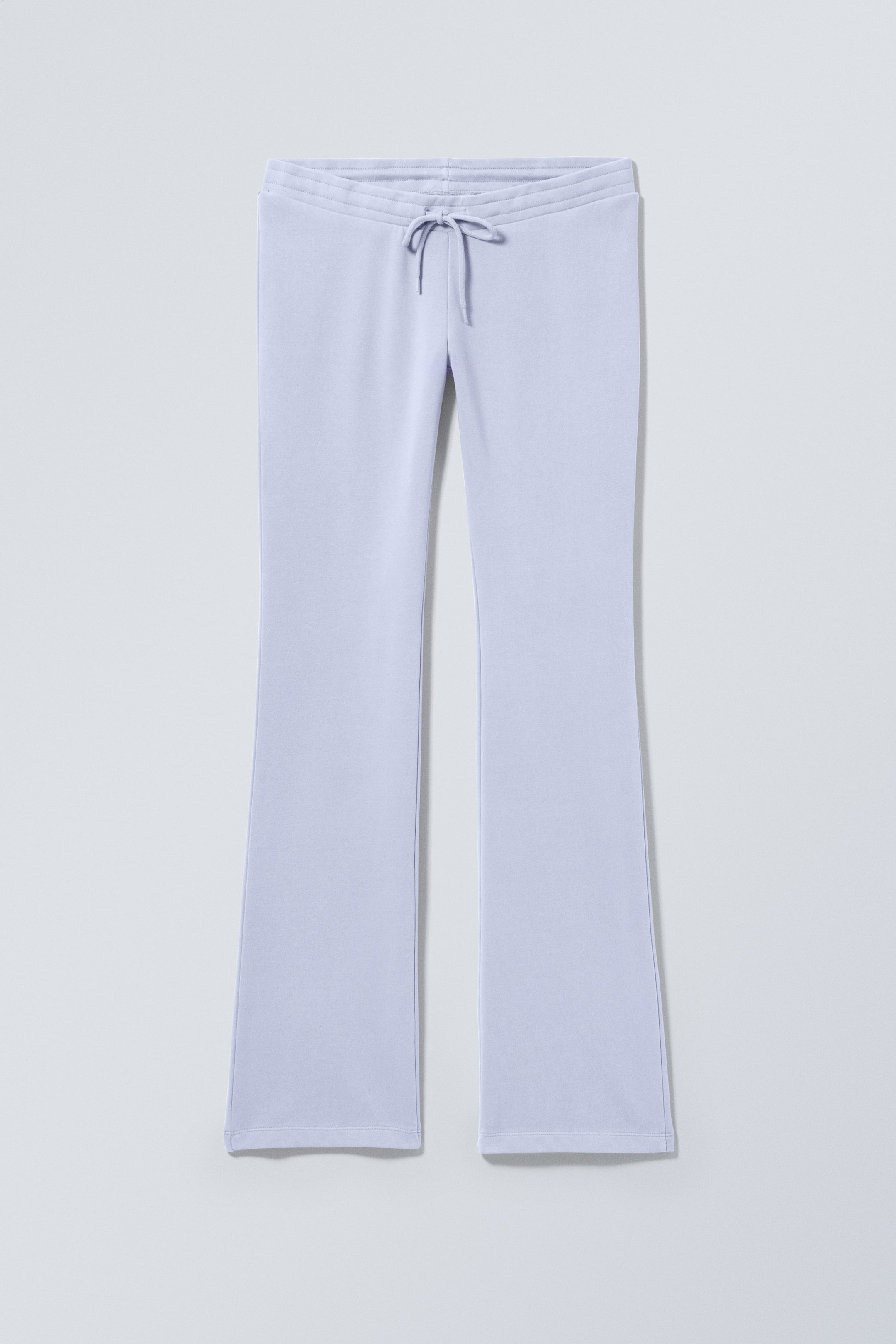 Light Purple - Flared Low Waist Joggers - 0