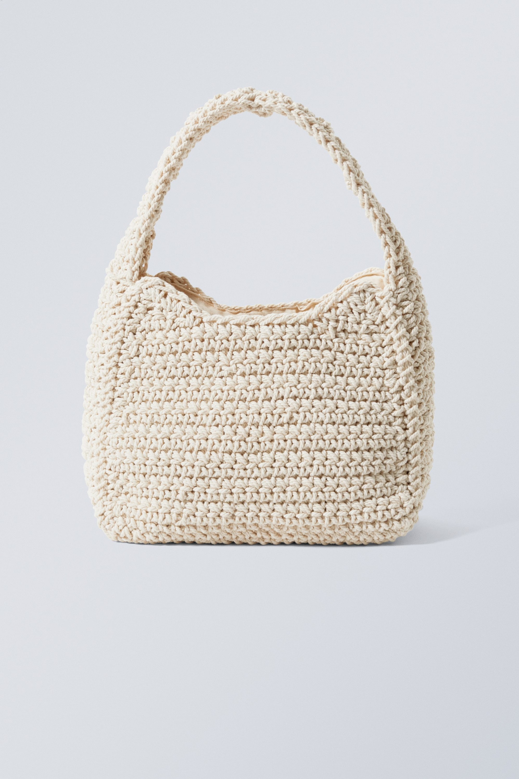Oatmeal - Iris Crochet Handbag - 0