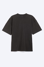 Gewaschenes Schwarz - Oversized T-Shirt im kastigen Fit - 3
