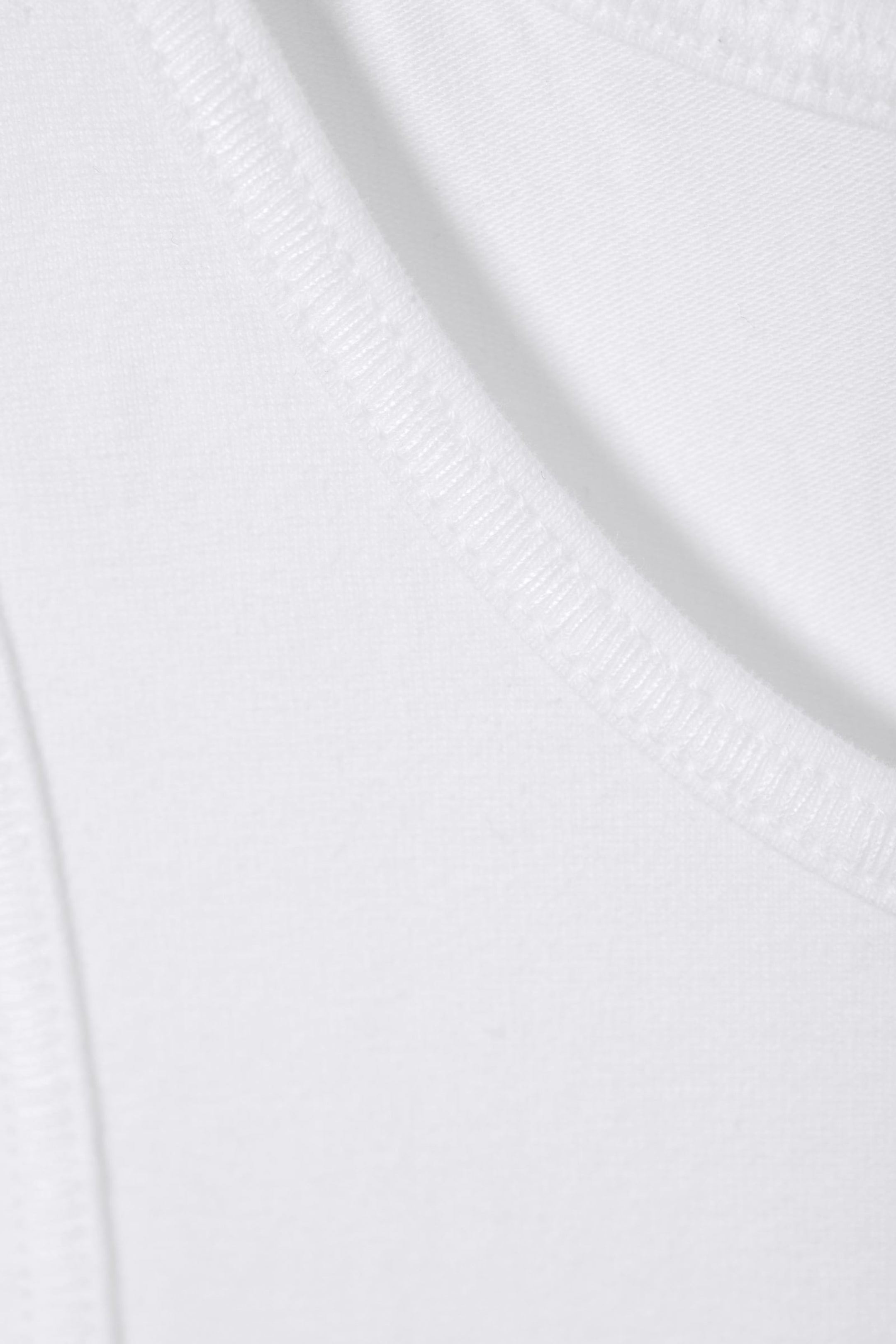 #FFFFFF - Fitted Tank Top - 2
