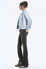 Marion Black Skull - Black - BOOTY BEI SKINNY BOOTCUT JEANS - 2