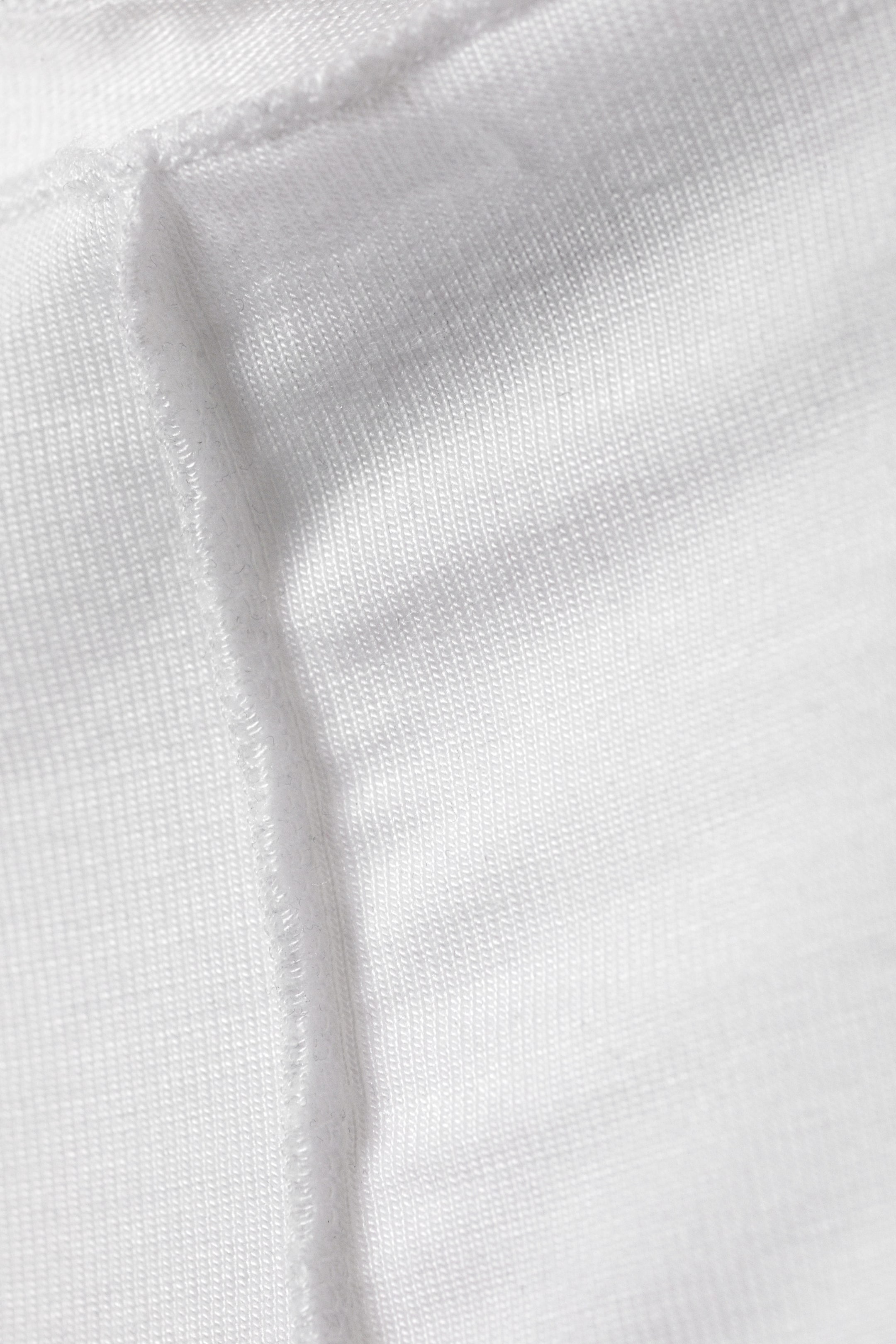 Weiß - Weiches Oberteil mit Stehkragen - 1